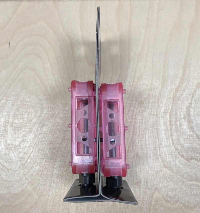 Oxford Platform Crystal Pink 9/16 Inch Platform Bike Pedals