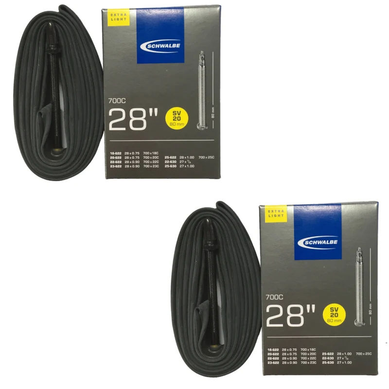 Schwalbe 700x18-25c 80mm 700c Presta Valve Bike Inner Tube