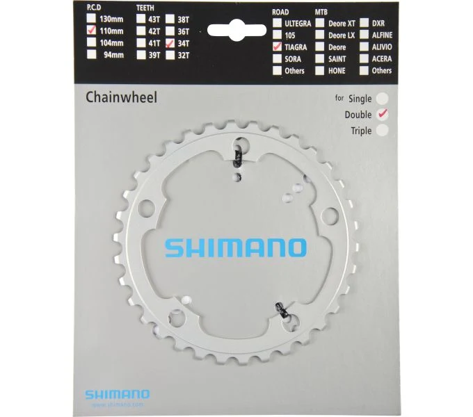 Shimano Kettenblatt TIAGRA FC-4650 34 Zähne Silber