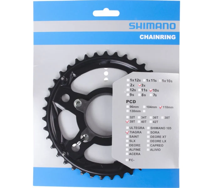 Shimano Kettenblatt TIAGRA FC-4703 39 Zähne Grau