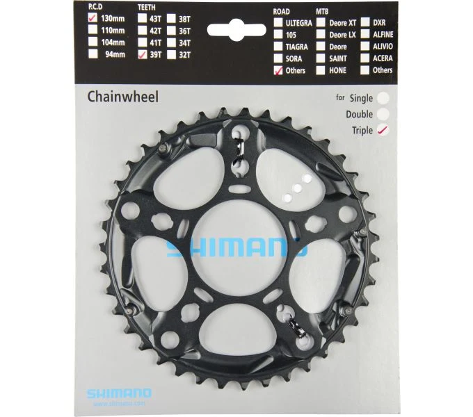 Shimano Kettenblatt FC-R563 39 Zähne Schwarz