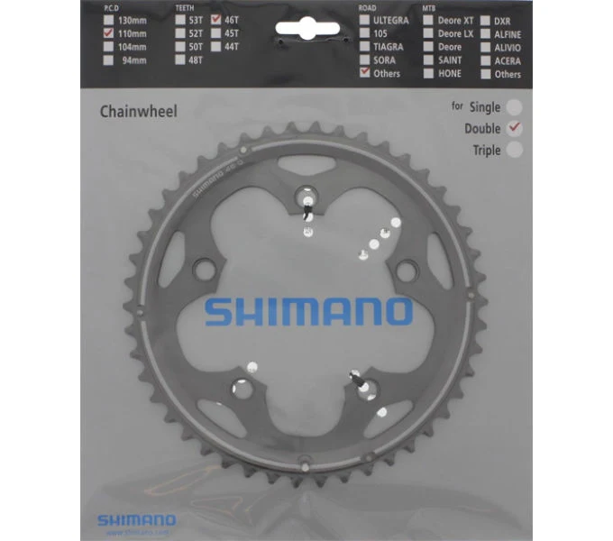 Shimano Kettenblatt FC-CX50 46 Zähne Silber