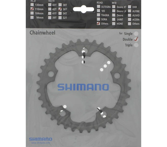 Shimano Kettenblatt FC-CX50 36 Zähne Silber