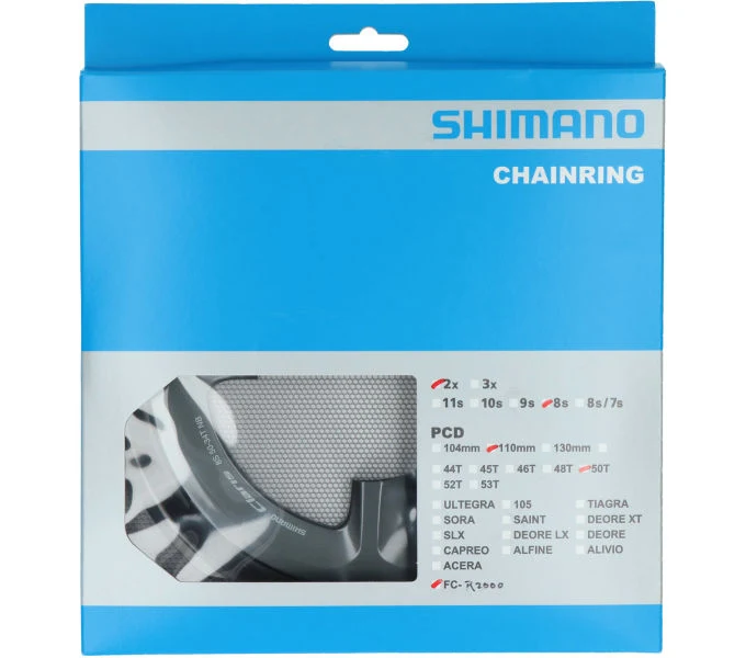 Shimano Kettenblatt CLARIS FC-R2000 50 Zähne für KSR Grau
