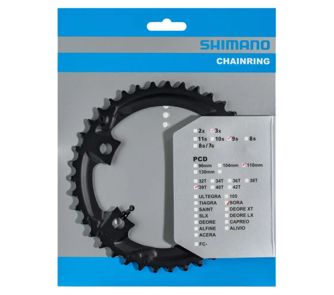 Shimano Kettenblatt FC-R3030 39 Zähne Schwarz