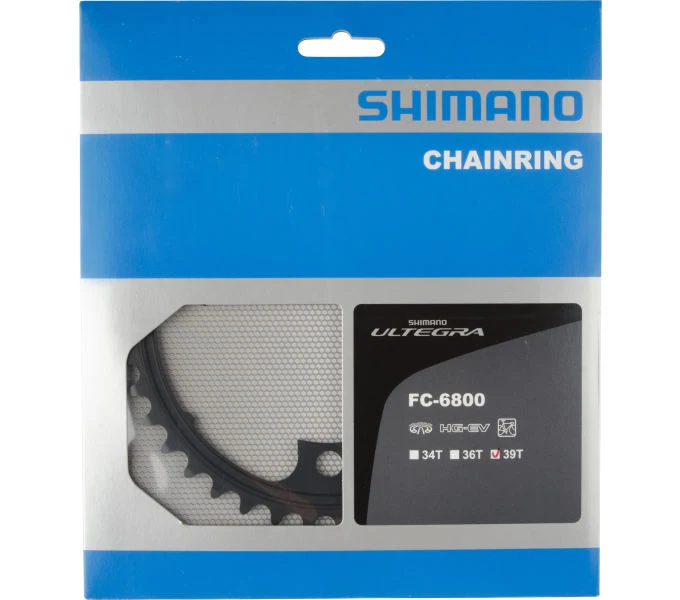 Shimano Kettenblatt ULTEGRA FC-6800 39 Zähne Schwarz