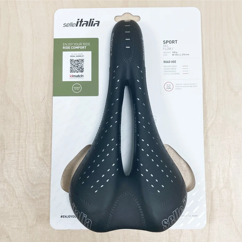 Selle Italia Sport Gel Flow Black S2 Bike Saddle