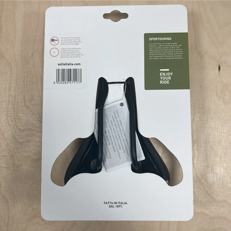 Selle Italia Sport Gel Flow Black S2 Bike Saddle