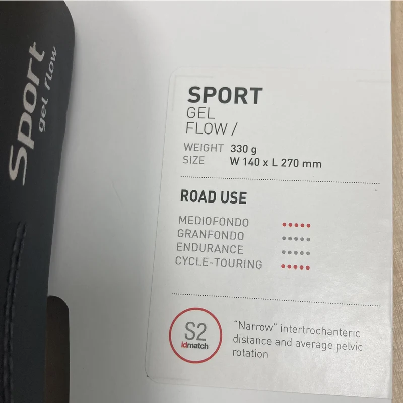 Selle Italia Sport Gel Flow Black S2 Bike Saddle