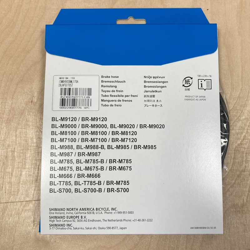 Shimano BH90 M9000 XTR Rear Hydraulic Disc Bike Brake Hose
