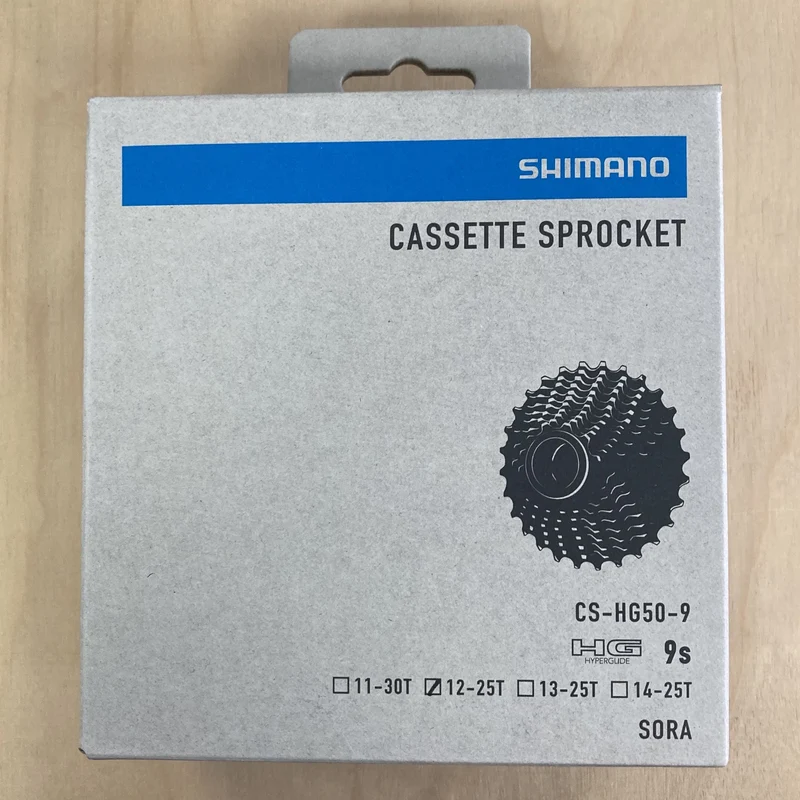Shimano HG50 Cassette 9 Speed 12-25T