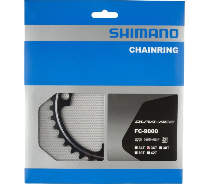 Shimano Kettenblatt DURA-ACE FC-9000 36 Zähne Schwarz