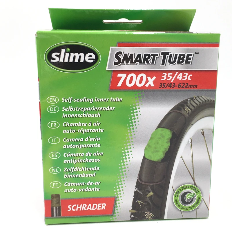 Slime 700x35-43c 700c Schrader Valve Bike Inner Tube