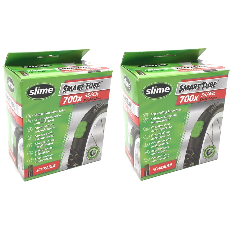 Slime 700x35-43c 700c Schrader Valve Bike Inner Tube