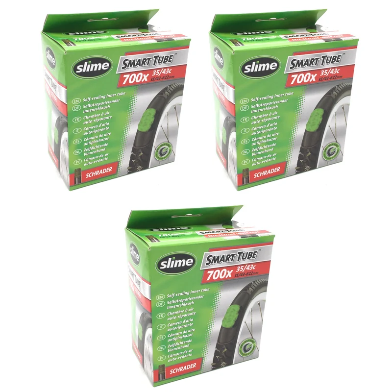 Slime 700x35-43c 700c Schrader Valve Bike Inner Tube
