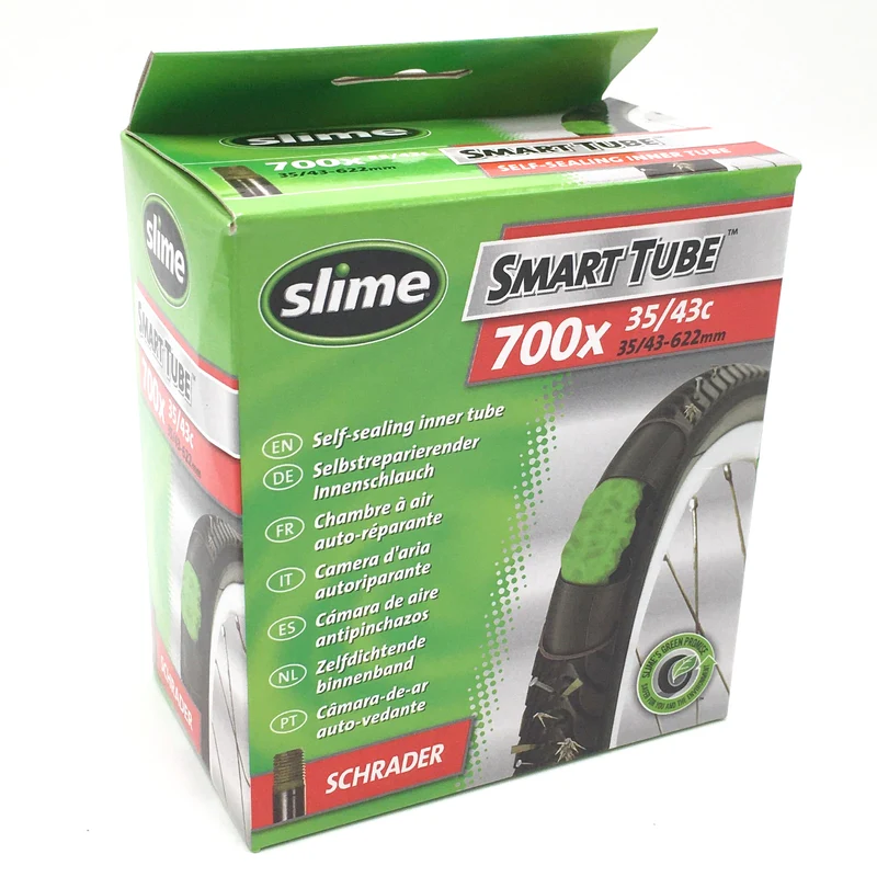 Slime 700x35-43c 700c Schrader Valve Bike Inner Tube