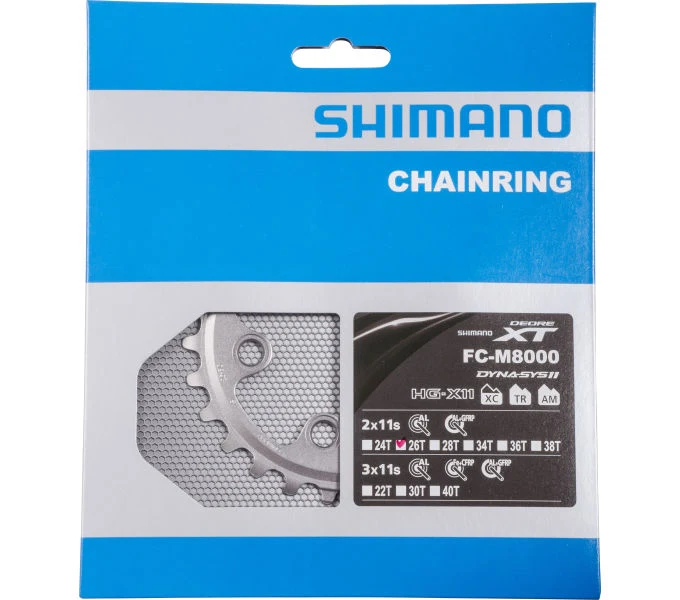 Shimano Kettenblatt DEORE XT FC-M8000 26 Zähne