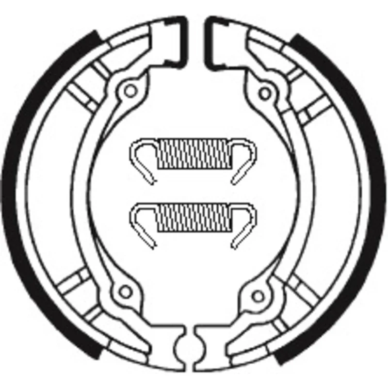 Bremsbacken TECNIUM BA188 Organisch