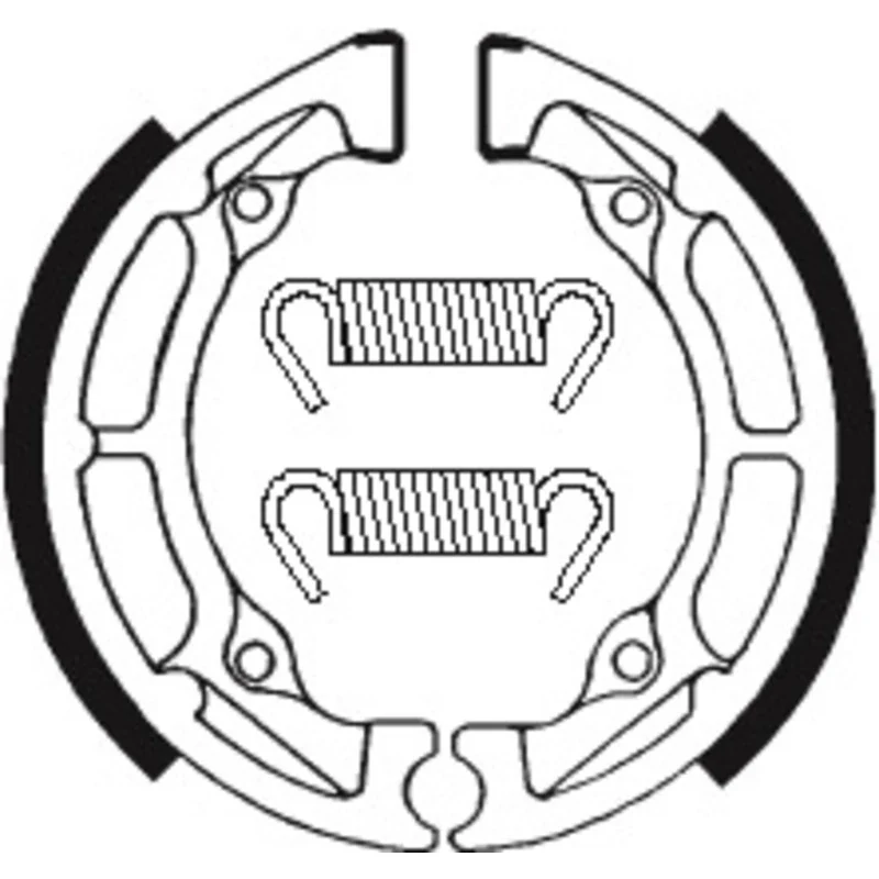 Bremsbacken TECNIUM BA020 Organisch