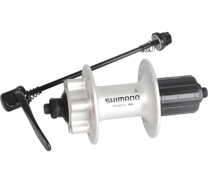 Shimano Hinterradnabe FH-M475 6-Loch 36 Loch 135 mm Silber