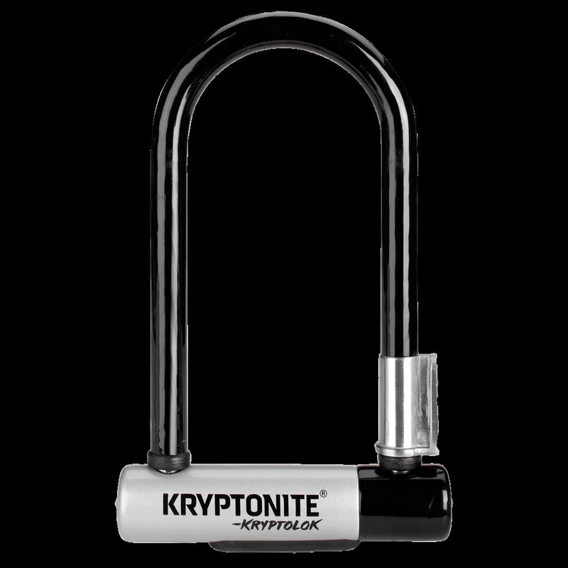 Kryptonite 8,2x17,8cm,sw/silber,2 Schlüssel Bügelschloss Kryptonite KryptoLok Mini-7