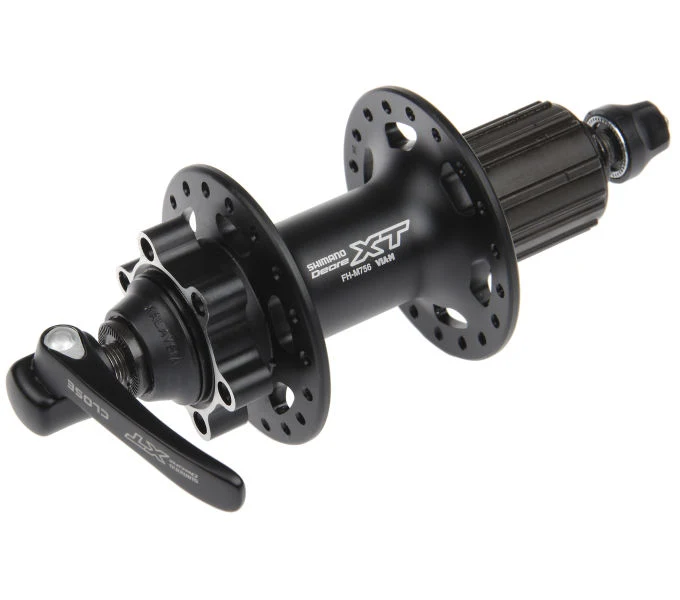 Shimano Hinterradnabe DEORE XT FH-M756 6-Loch 32 Loch 135 mm Schwarz