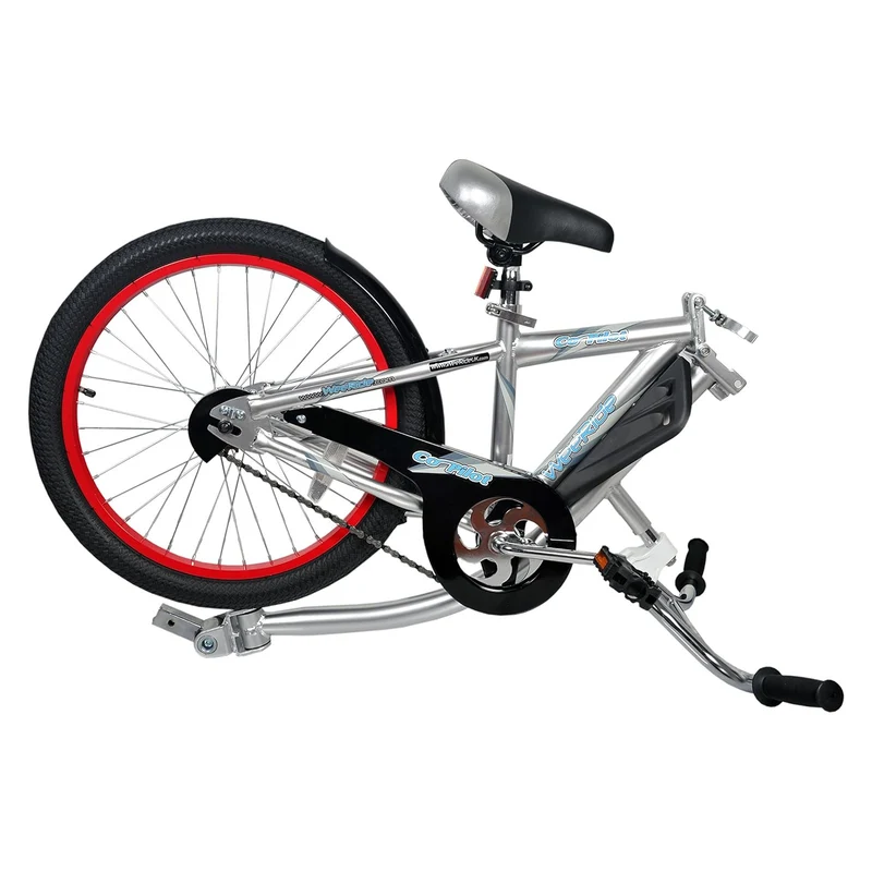 WeeRide Co Pilot Tag a Long Silver Bike Child Trailer