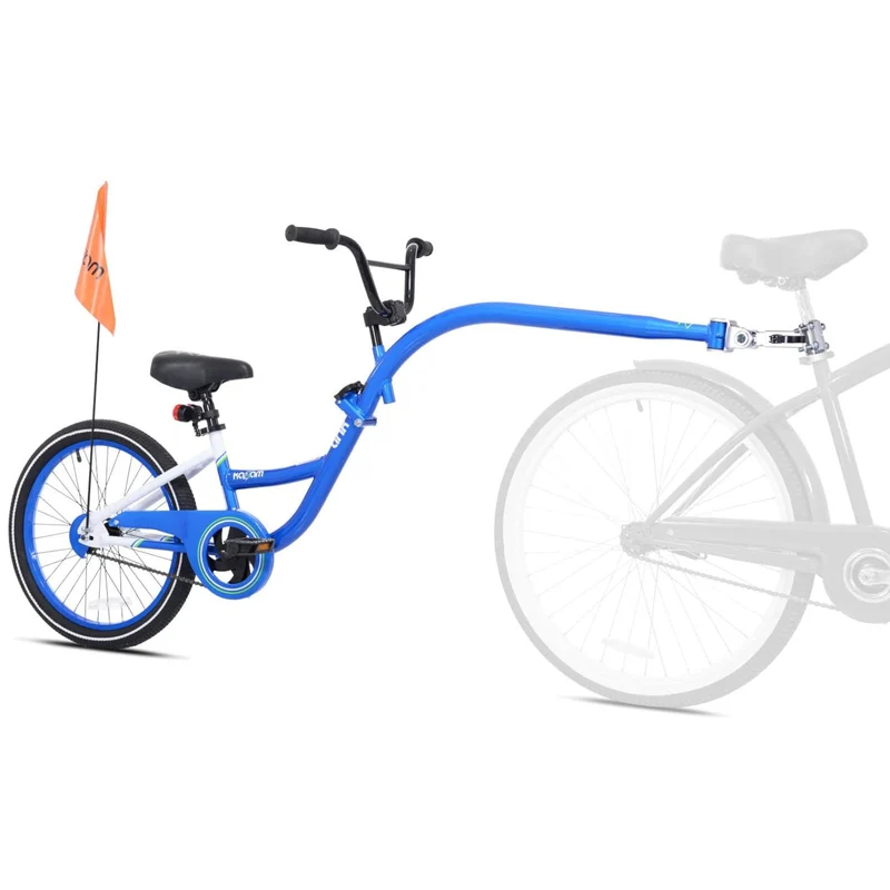 WeeRide Kazam Link Tag a Long Blue Bike Child Trailer