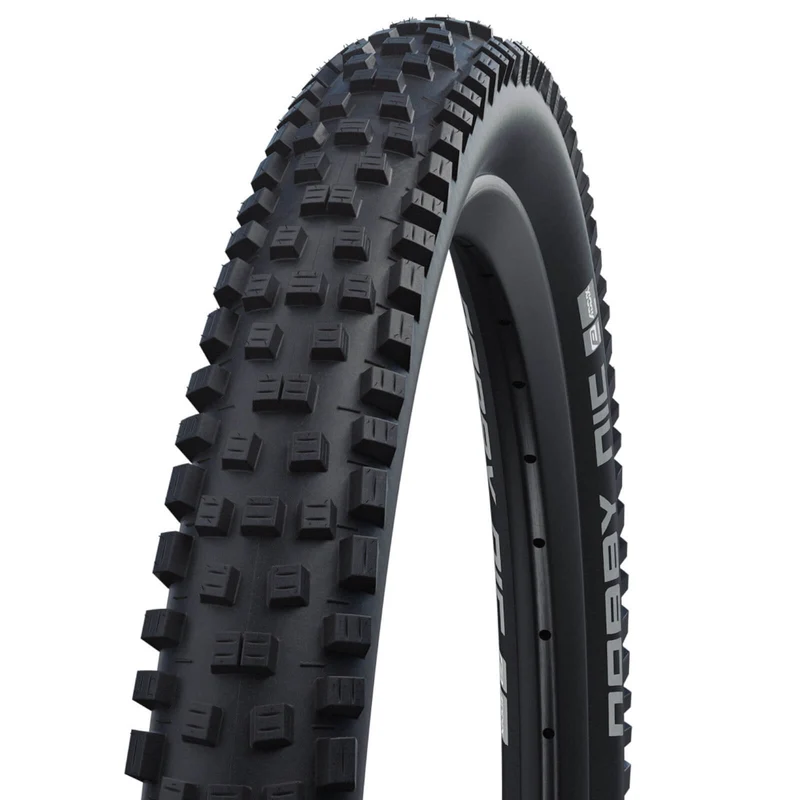 27.5" Bike Tyre Clincher Schwalbe Nobby Nic Addix Wire 27.5x2.25" Black