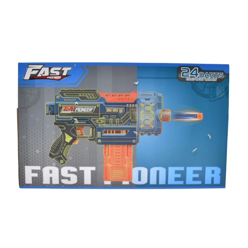 Fast Pioneer Electric Magazine Indoor Toy Soft Bullet Toy Gun