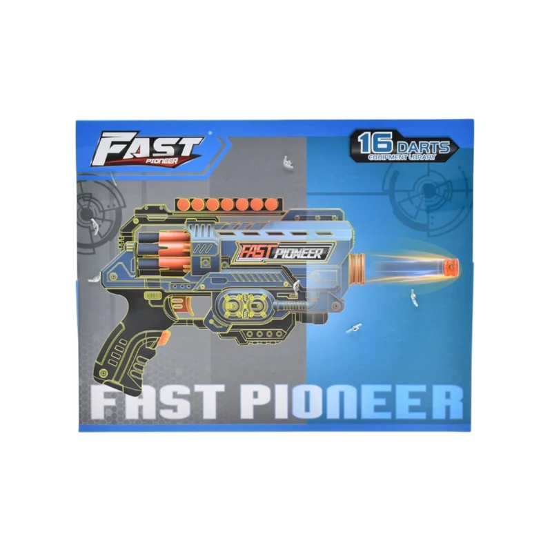 Fast Pioneer Electric Rotator Indoor Toy Soft Bullet Toy Gun