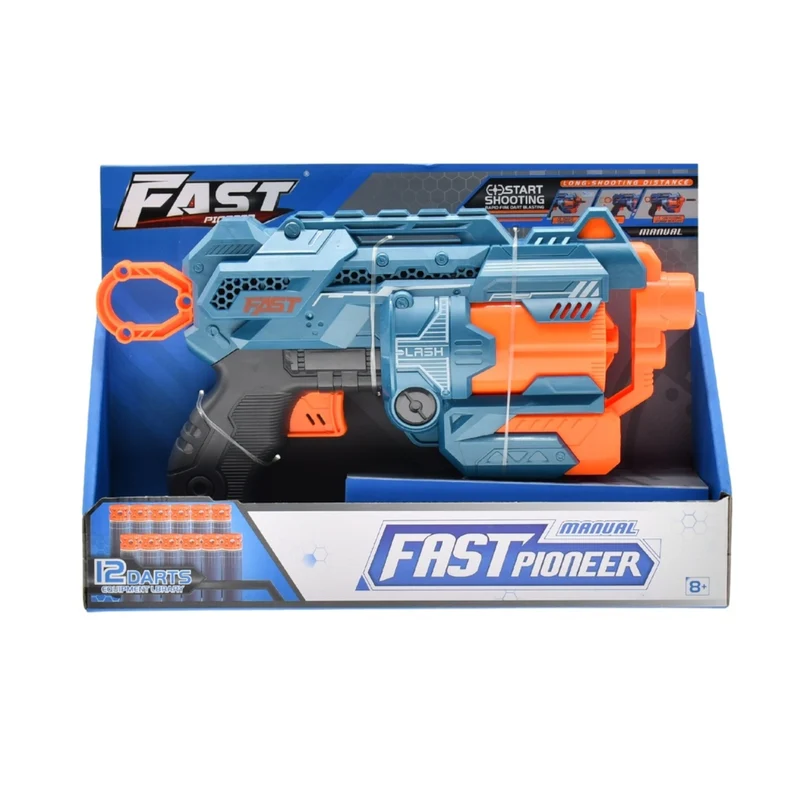 Fast Pioneer Soft Bullet Indoor Toy Manual Toy Gun