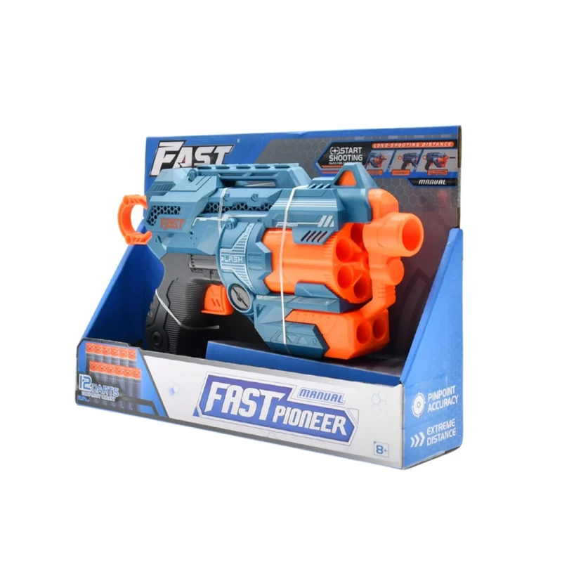 Fast Pioneer Soft Bullet Indoor Toy Manual Toy Gun