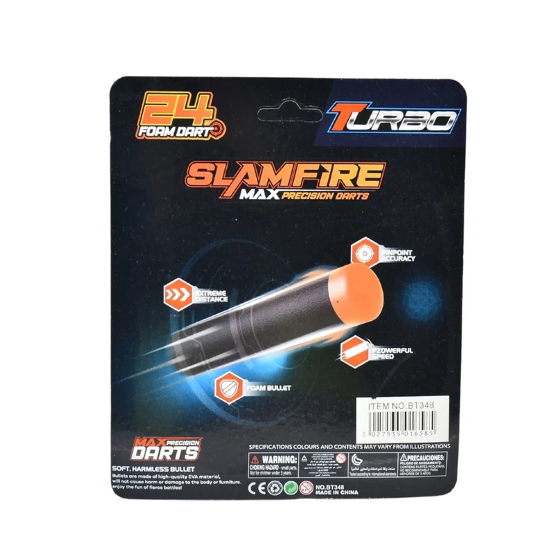 Fast Pioneer Soft Bullets Indoor Toy 24 Pack