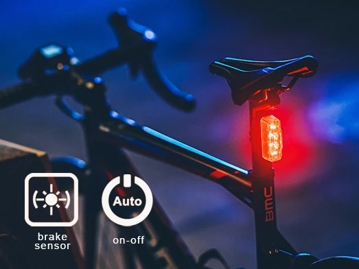 Ravemen TR200 200 Lumen With Brake Detection Rear Bike Light