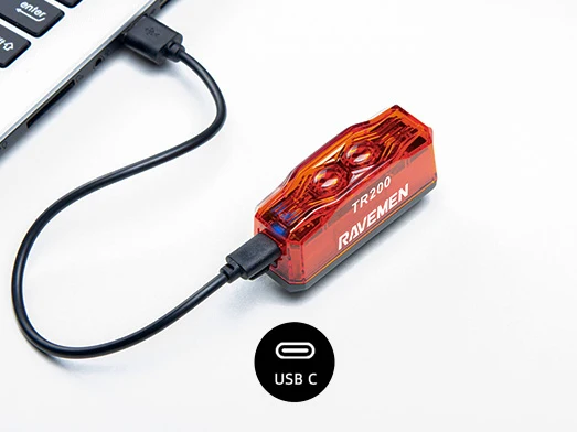 Ravemen TR200 200 Lumen With Brake Detection Rear Bike Light