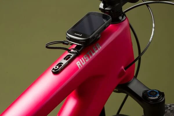 K-Edge Wahoo Top Tube Mount, Black Anodised Bike Computer Mount for Wahoo