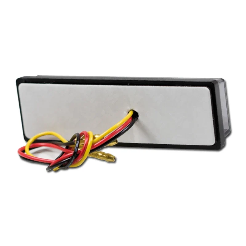 LED-Rücklicht Superflat 2 schwarz, Getönt, Selbstklebend, 96x28 mm, E-geprüft