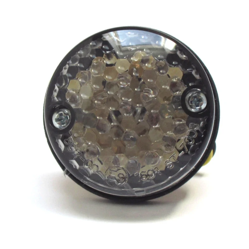 LED-Rücklicht Rund, Ø 60 mm, mit KZL, E-geprüft, Gummiabdeckung