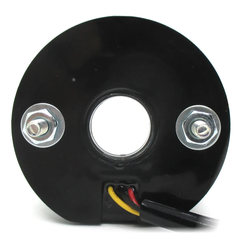 LED-Rücklicht Pipe schwarz, Getönt, 54x52 mm, E-geprüft, 12V/0,1W