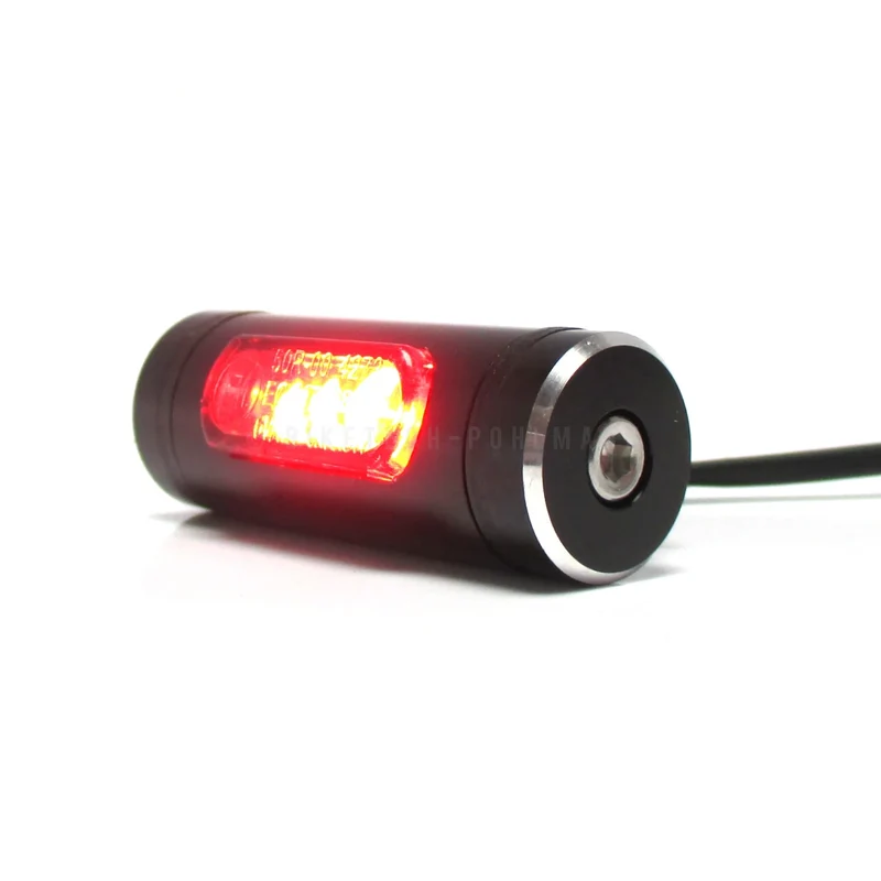LED-Rücklicht Highsider Conero-T1 schwarz, Getönt, 40x15 mm, E-geprüft, 12V/0,1W