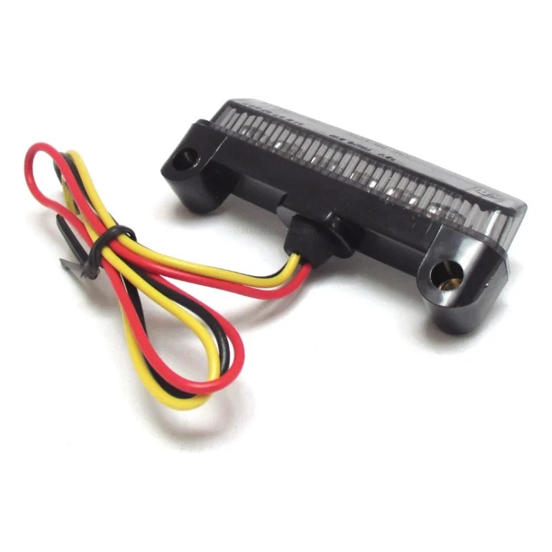 LED-Rücklicht Blade schwarz, Getönt, 78x16 mm, E-geprüft, 12V/0,2W
