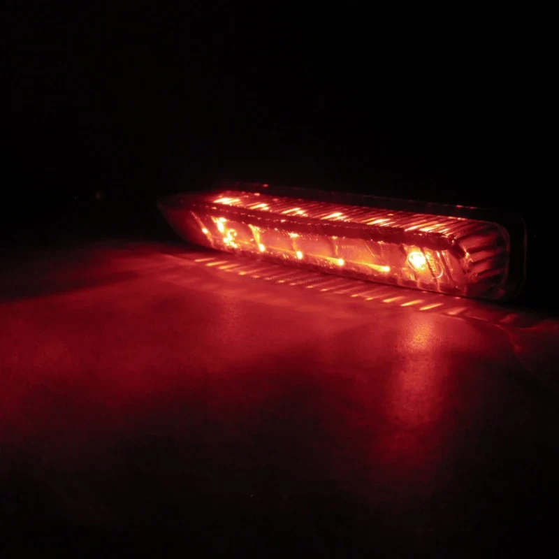 LED-Rücklicht Blade schwarz, Getönt, 78x16 mm, E-geprüft, 12V/0,2W