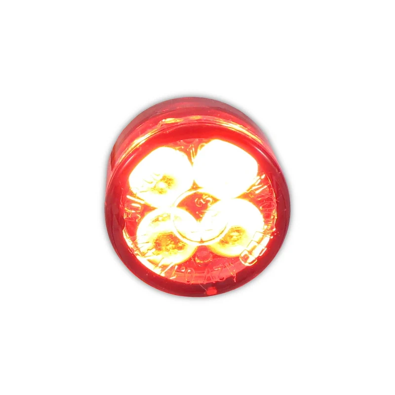 LED-Einbaurücklicht Progress-Line Zero, Getönt, Ø 16 mm, E-geprüft, 12V/0,1W