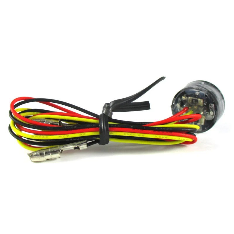 LED-Einbaurücklicht Progress-Line Zero, Getönt, Ø 16 mm, E-geprüft, 12V/0,1W