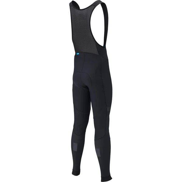 Shimano Men's Evolve Wind Cycling Bib-Tights - Large - Black