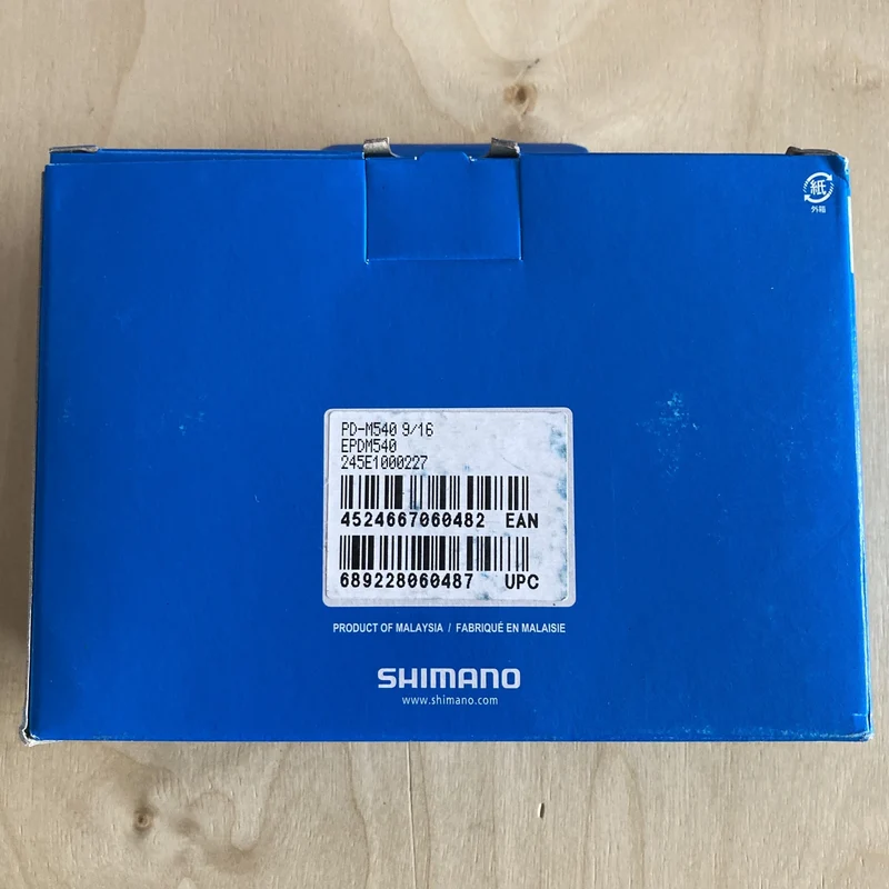 Shimano PD-M540 SPD MTB Pedals - Pair - Silver
