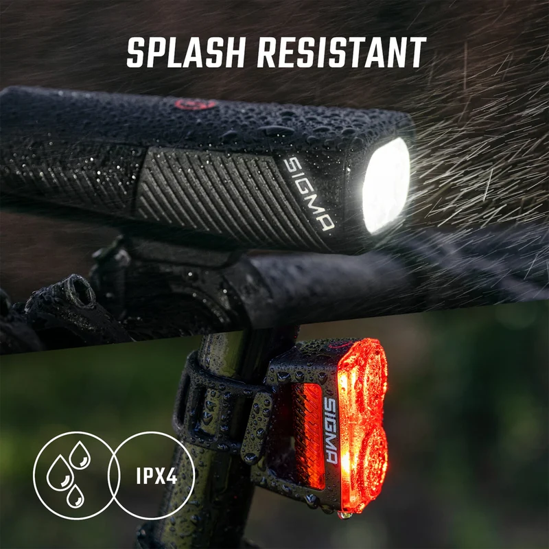 Sigma Buster 1100 & RL 150 Front & Rear Bike Light Set