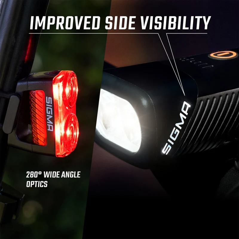 Sigma Buster 1100 & RL 150 Front & Rear Bike Light Set