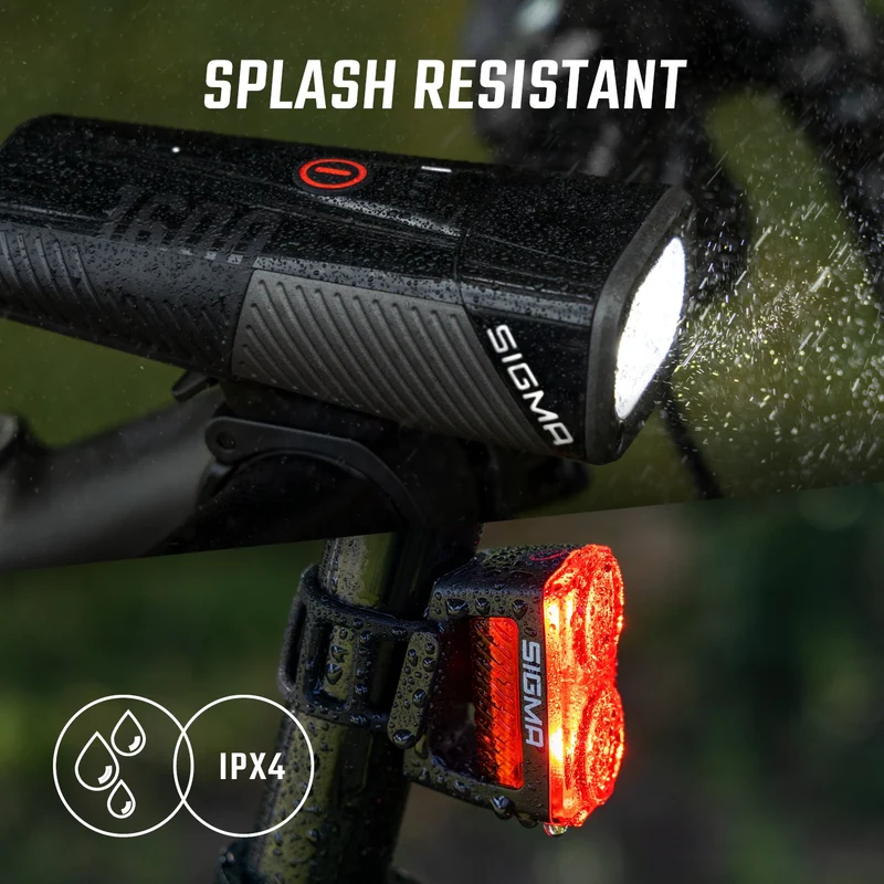 Sigma Buster 1600 & RL 150 Front & Rear Bike Light Set